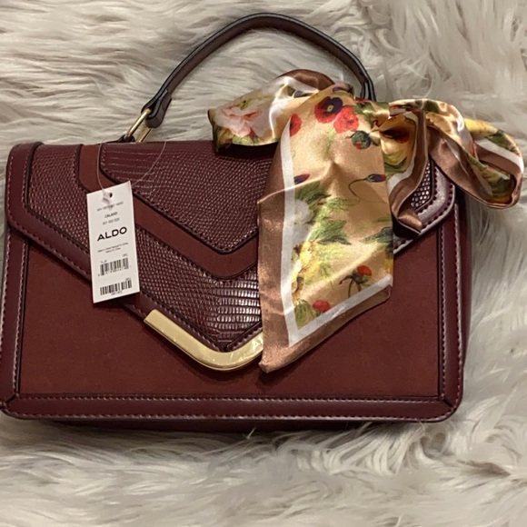 ALDO Caland Purse for Ladies/ Color:Pusha with matching purse scarf - Picture 2 of 6